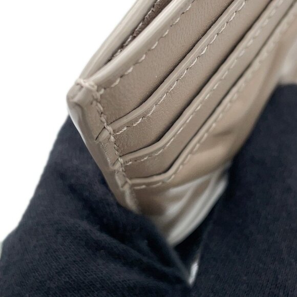 FENDI Baguette Card Case Nappa Leather Gray - Picture 10 of 10